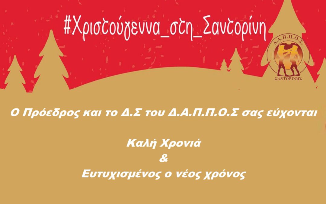 Καλή Χρονιά από τον Δ.Α.Π.Π.Ο.Σ