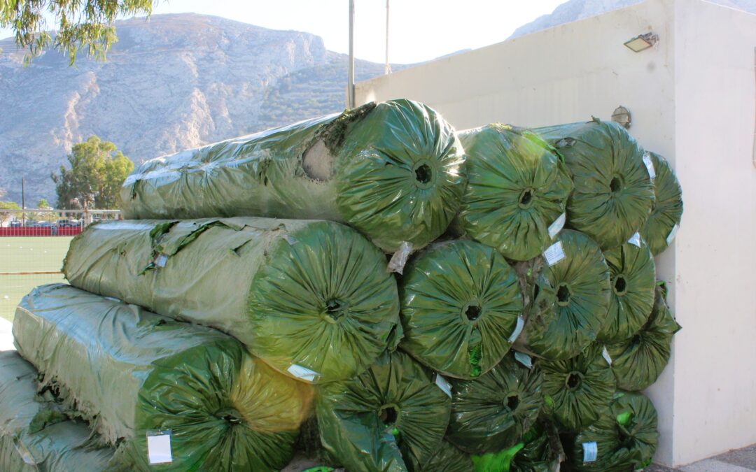 Έναρξη εργασιών αντικατάστασης χλοοτάπητα στο Δημοτικό Γήπεδο Καμαρίου